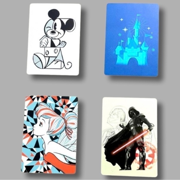 DISNEY Postcards. Mickey Mouse, Disney Castle, Tinker Bell & Star Wars. - Picture 1 of 13